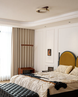 Ivlaeyra Ringed Travertine Wall Light - Blowlighting