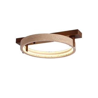 Ivlaeyra Ringed Travertine Wall Light - Blowlighting