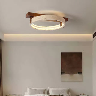 Ivlaeyra Ringed Travertine Wall Light - Blowlighting