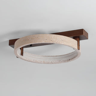 Ivlaeyra Ringed Travertine Wall Light - Blowlighting