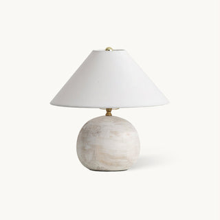 Houa Modern Distressed Round Table Lamp