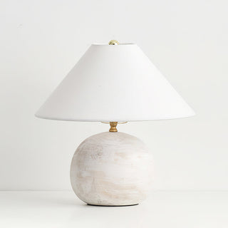 Houa Modern Distressed Round Table Lamp