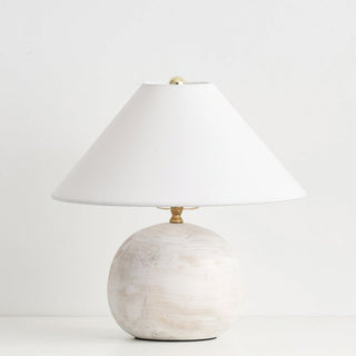 Houa Modern Distressed Round Table Lamp