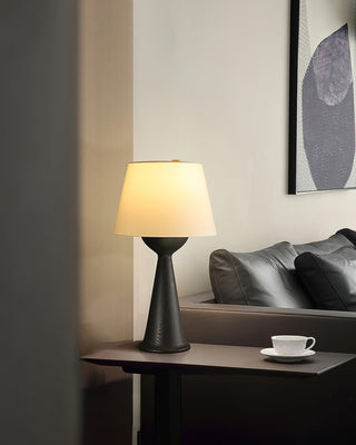 Solis Conical Wood Table Lamp
