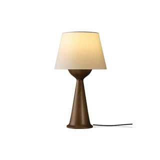 Solis Conical Wood Table Lamp