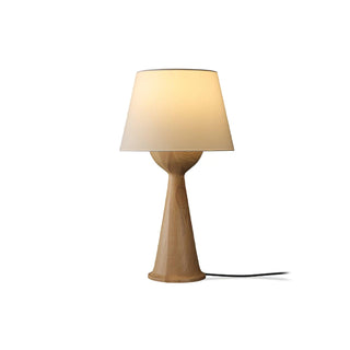 Solis Conical Wood Table Lamp