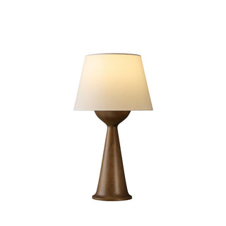 Solis Conical Wood Table Lamp