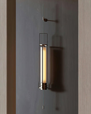 Hudson Industrial  Iron Cylinder Wall Sconce