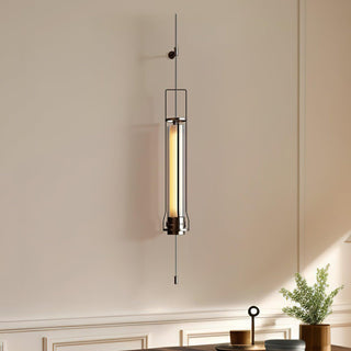 Hudson Industrial  Iron Cylinder Wall Sconce