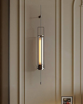 Hudson Industrial  Iron Cylinder Wall Sconce