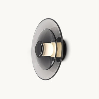 Hylora Modern Smoked Glass Wall Sconce