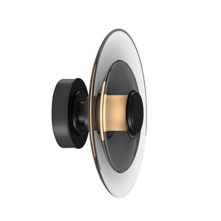 Hylora Modern Smoked Glass Wall Sconce