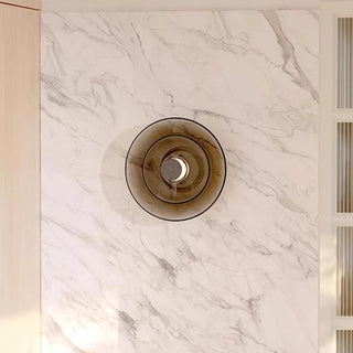 Hylora Modern Smoked Glass Wall Sconce