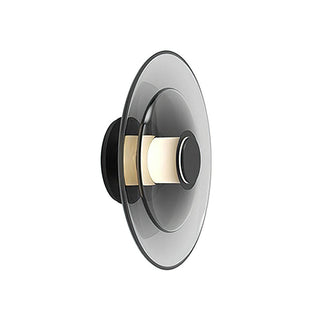 Hylora Modern Smoked Glass Wall Sconce