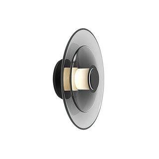 Hylora Modern Smoked Glass Wall Sconce