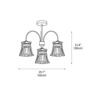 Ice Cream Modern Glass Chandelier