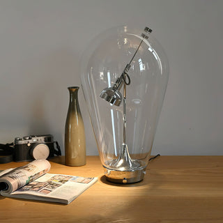Illuminova Adjustable Minimalist Glass Table Light