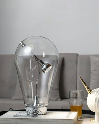 Illuminova Adjustable Minimalist Glass Table Light