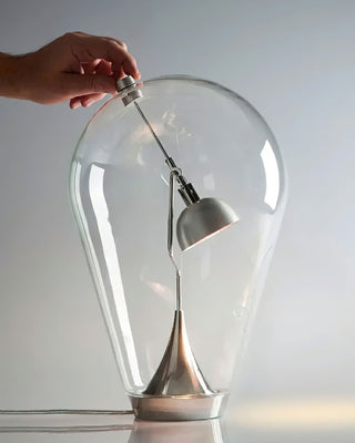 Illuminova Adjustable Minimalist Glass Table Light