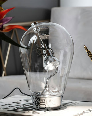 Illuminova Adjustable Minimalist Glass Table Light