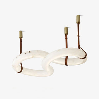 Luste Alabaster Closed-loop Pendant Light Chandelier - Blowlighting