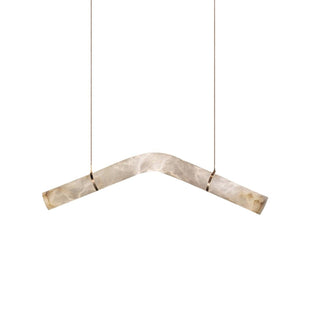 Luste Alabaster Closed-loop Pendant Light Chandelier - Blowlighting