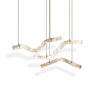 Luste Alabaster Closed-loop Pendant Light Chandelier - Blowlighting