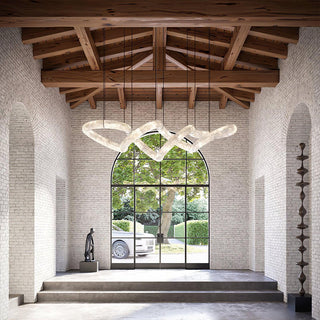 Utalyra Curved Alabaster Pendant Light - Blowlighting