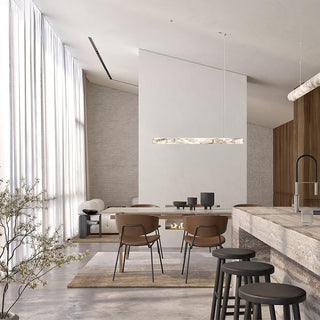 Luste Alabaster Closed-loop Pendant Light Chandelier - Blowlighting