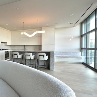 Utalyra Curved Alabaster Pendant Light - Blowlighting