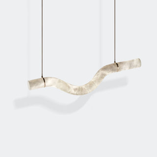 Utalyra Curved Alabaster Pendant Light - Blowlighting
