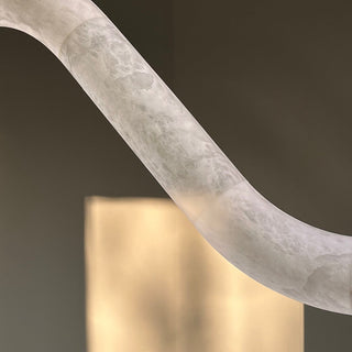 Luste Alabaster Closed-loop Pendant Light Chandelier - Blowlighting