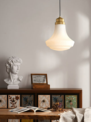 Lila Vintage Glass Pendant Light