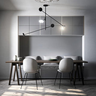 Invisible Led C4 Scandinavian Iron Pendant Light