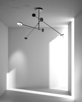Invisible Led C4 Scandinavian Iron Pendant Light