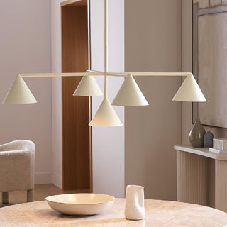 Ireland Black Metal 5-Arm Conical Chandelier