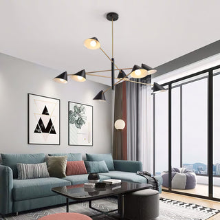 Piero Mid-Century Modern Chandelier