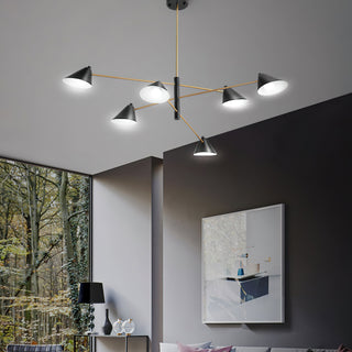 Piero Mid-Century Modern Chandelier