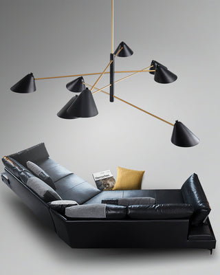 Piero Mid-Century Modern Chandelier