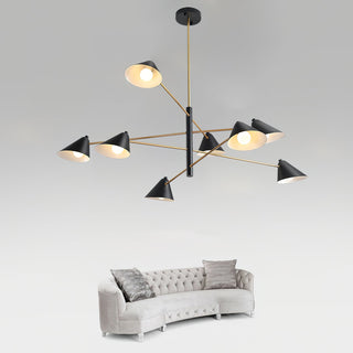Piero Mid-Century Modern Chandelier