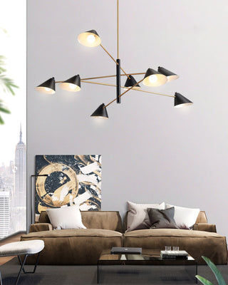 Piero Mid-Century Modern Chandelier