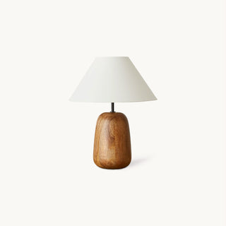 Kael Minimalist Wood Table Lamp