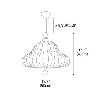 Isabella Bloom Retro Cloth Pendant Light