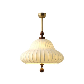 Isabella Ribbed Fabric Pendant Light