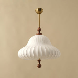 Isabella Ribbed Fabric Pendant Light