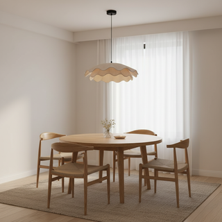 Isabella Serene Fabric Pendant Light