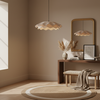 Isabella Serene Fabric Pendant Light