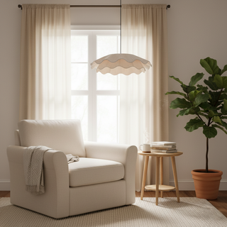 Isabella Serene Fabric Pendant Light
