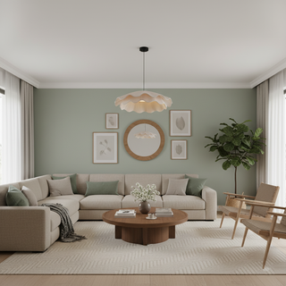 Isabella Serene Fabric Pendant Light