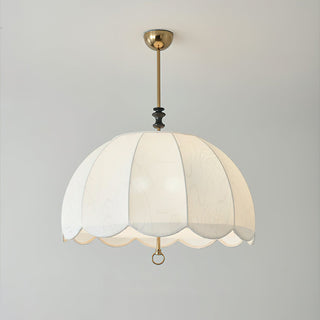Ivory Bloom Retro Cloth Pendant Light